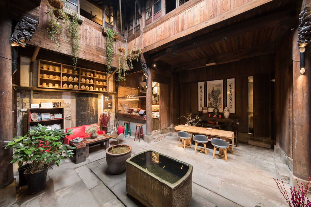 Guzo Su The Old House Boutique Hotel & Cafe Shangchanglin Bagian luar foto